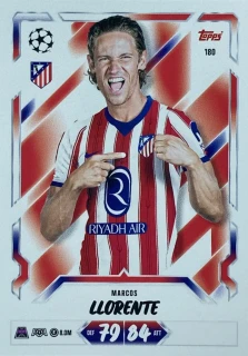 2026/27 Match Attax UCC #180 Marcos Llorente [Atlético de Madrid]