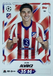 2026/27 Match Attax UCC #184 Julián Alvarez [Atlético de Madrid]