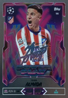 2026/27 Match Attax UCC #186 Thiago Almada - POWER PLAY SIGNATURE STYLE [Atlético de Madrid]