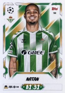 2026/27 Match Attax UCC #190 Natan [Real Betis Balompié]