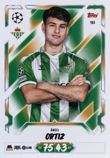 2026/27 Match Attax UCC #193 Ángel Ortiz [Real Betis Balompié]