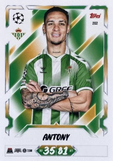 2026/27 Match Attax UCC #202 Antony [Real Betis Balompié]