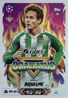 2026/27 Match Attax UCC #205 Rodrigo Riquelme - GOALIATHS [Real Betis Balompié]