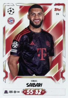 2026/27 Match Attax UCC #214 Ismael Saibari [FC Bayern München]