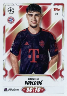 2026/27 Match Attax UCC #215 Aleksandar Pavlović [FC Bayern München]