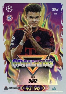 2026/27 Match Attax UCC #223 Luis Díaz - GOALIATHS [FC Bayern München]