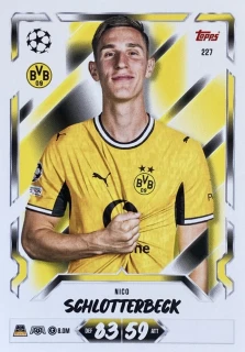 2026/27 Match Attax UCC #227 Nico Schlotterbeck [Borussia Dortmund]
