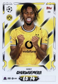 2026/27 Match Attax UCC #233 Carney Chukwuemeka [Borussia Dortmund]