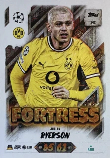 2026/27 Match Attax UCC #242 Julian Ryerson - FORTRESS [Borussia Dortmund]