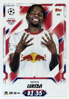 2026/27 Match Attax UCC #245 Castello Lukeba [RB Leipzig]