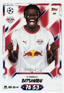 2026/27 Match Attax UCC #248 El Chadaille Bitshiabu [RB Leipzig]