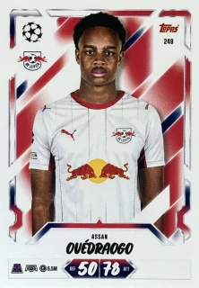 2026/27 Match Attax UCC #249 Assan Ovédraogo [RB Leipzig]