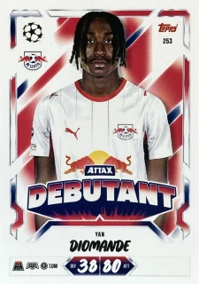 2026/27 Match Attax UCC #253 Yan Diomande - ATTAX DEBUTANT [RB Leipzig]
