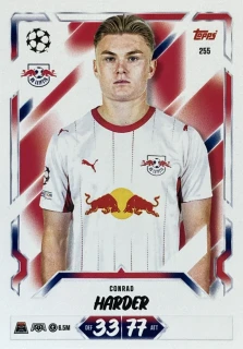 2026/27 Match Attax UCC #255 Conrad Harder [RB Leipzig]