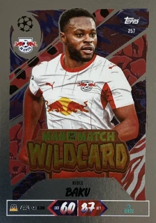 2026/27 Match Attax UCC #257 Ridle Baku - MAN OF THE MATCH WILDCARD [RB Leipzig]