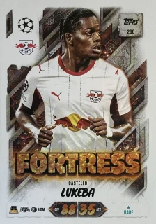 2026/27 Match Attax UCC #260 Castello Lukeba - FORTRESS [RB Leipzig]