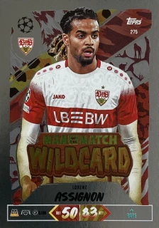 2026/27 Match Attax UCC #275 Lorenz Assignon - MAN OF THE MATCH WILDCARD [VfB Stuttgart]