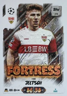 2026/27 Match Attax UCC #278 Finn Jeltsch - FORTRESS [VfB Stuttgart]
