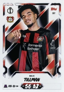 2026/27 Match Attax UCC #287 Malik Tillman [Bayer 04 Leverkusen]