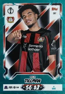 2026/27 Match Attax UCC #287 Malik Tillman - GREEN [Bayer 04 Leverkusen]
