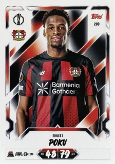 2026/27 Match Attax UCC #290 Ernest Poku [Bayer 04 Leverkusen]