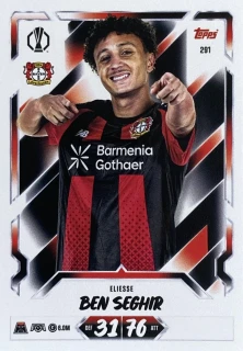 2026/27 Match Attax UCC #291 Eliesse Ben Seghir [Bayer 04 Leverkusen]