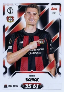 2026/27 Match Attax UCC #292 Patrik Schick [Bayer 04 Leverkusen]