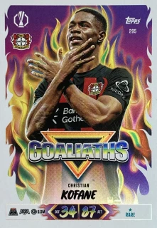 2026/27 Match Attax UCC #295 Christian Kofane - GOALIATHS [Bayer 04 Leverkusen]