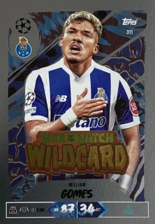 2026/27 Match Attax UCC #311 William Gomes - MAN OF THE MATCH WILDCARD [FC Porto]