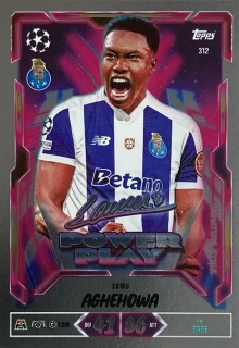 2026/27 Match Attax UCC #312 Samu Aghehowa - POWER PLAY SIGNATURE STYLE [FC Porto]