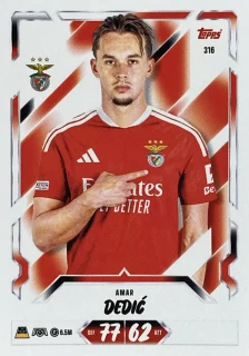 2026/27 Match Attax UCC #316 Amar Dedić [SL Benfica]