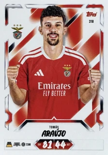 2026/27 Match Attax UCC #318 Tomás Araújo [SL Benfica]
