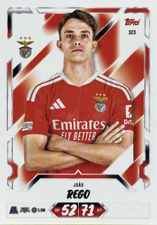 2026/27 Match Attax UCC #323 João Rego [SL Benfica]