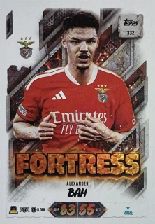 2026/27 Match Attax UCC #332 Alexander Bah - FORTRESS [SL Benfica]