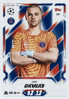 2026/27 Match Attax UCC #334 Lucas Chevalier [Paris Saint-Germain]