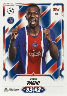 2026/27 Match Attax UCC #336 Willian Pacho [Paris Saint-Germain]