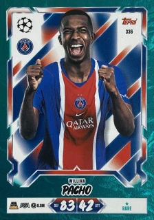 2026/27 Match Attax UCC #336 Willian Pacho - GREEN [Paris Saint-Germain]