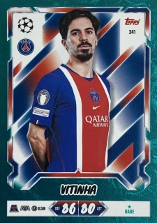 2026/27 Match Attax UCC #341 Vitinha - GREEN [Paris Saint-Germain]