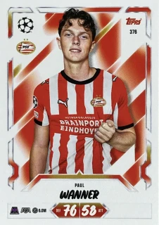 2026/27 Match Attax UCC #376 Paul Wanner [PSV Eindhoven]