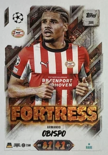 2026/27 Match Attax UCC #386 Armando Obispo - FORTRESS [PSV Eindhoven]