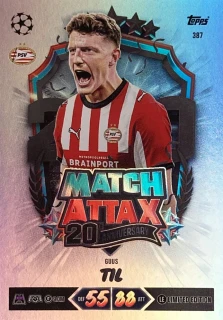 2026/27 Match Attax UCC #387 Guus Til - 20TH ANNIVERSARY LIMITED EDITION [PSV Eindhoven]