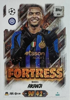 2026/27 Match Attax UCC #404 Manuel Akanji - FORTRESS [FC Internazionale Milano]