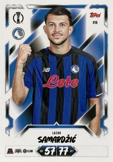 2026/27 Match Attax UCC #416 Lazar Samardžić [Atalanta BC]