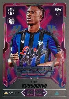 2026/27 Match Attax UCC #420 Odilon Kossounou - POWER PLAY SIGNATURE STYLE [Atalanta BC]
