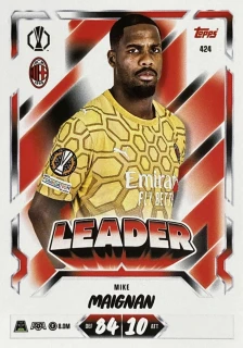 2026/27 Match Attax UCC #424 Mike Maignan - LEADER [AC Milan]