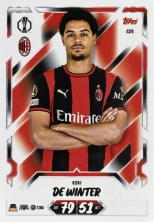 2026/27 Match Attax UCC #426 Koni De Winter [AC Milan]