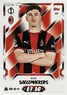 2026/27 Match Attax UCC #433 Alexis Saelemaekers [AC Milan]