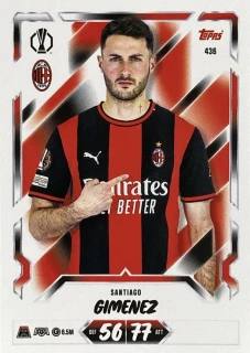 2026/27 Match Attax UCC #436 Santiago Gimenez [AC Milan]