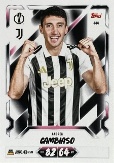 2026/27 Match Attax UCC #444 Andrea Cambiaso [Juventus]