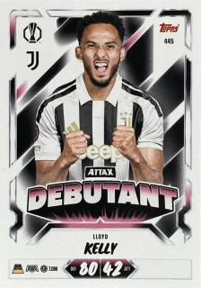 2026/27 Match Attax UCC #445 Lloyd Kelly - ATTAX DEBUTANT [Juventus]